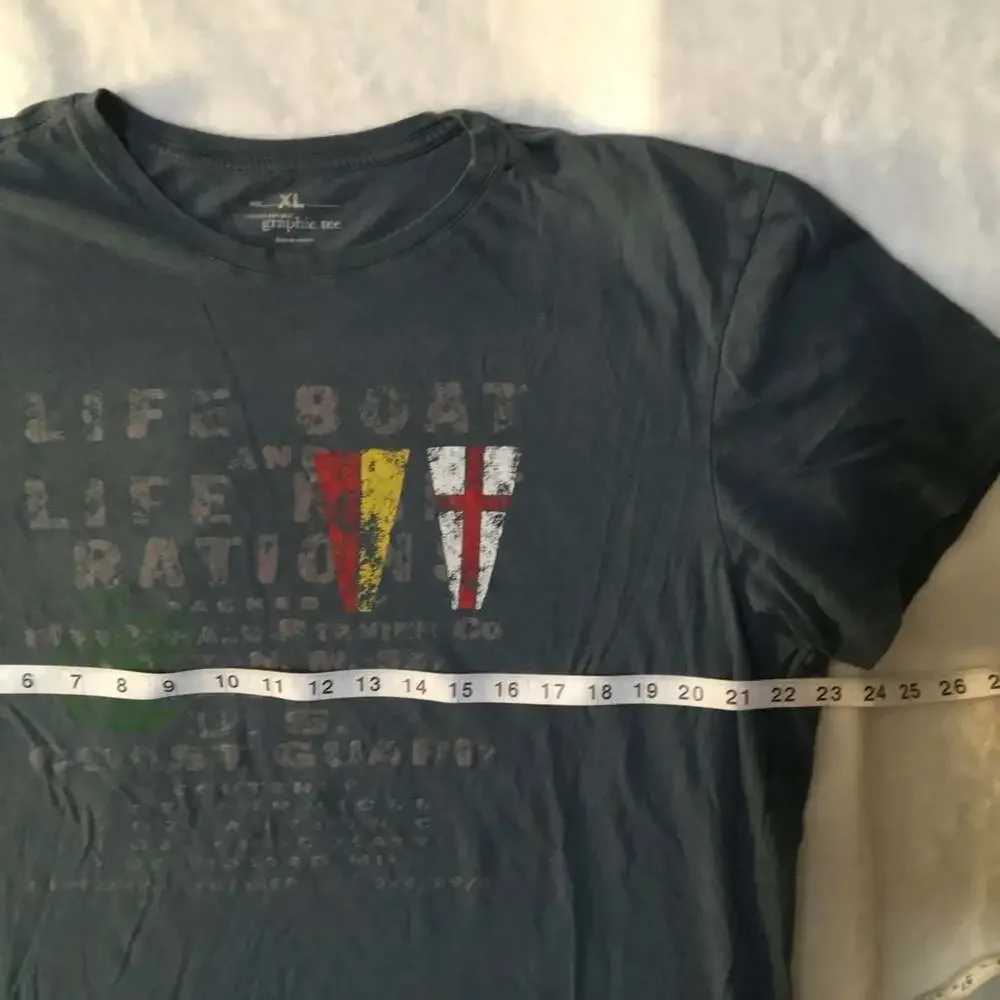 Banana Republic Life Boat and Life Ration Graphic Tee